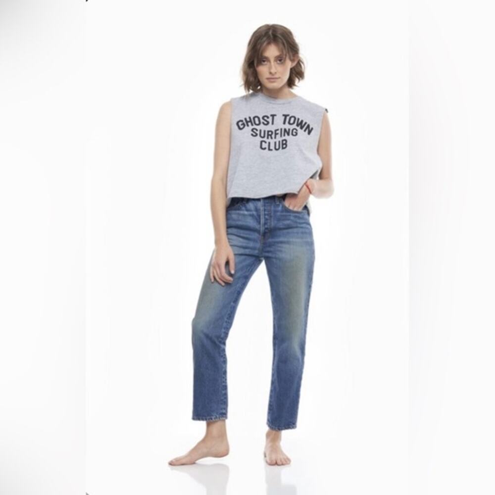 Sandrine Rose x Free People Straight Fit High Rise Jeans